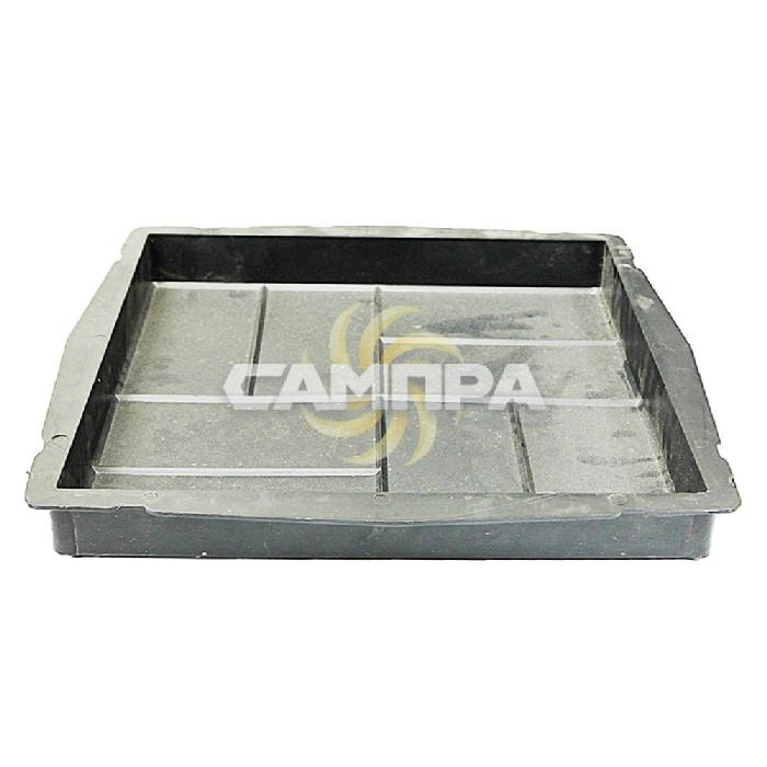 Форма для тротуарной плитки Квадрат 8 кирпичей 40,0х40,0х5,0 см
 фото 2